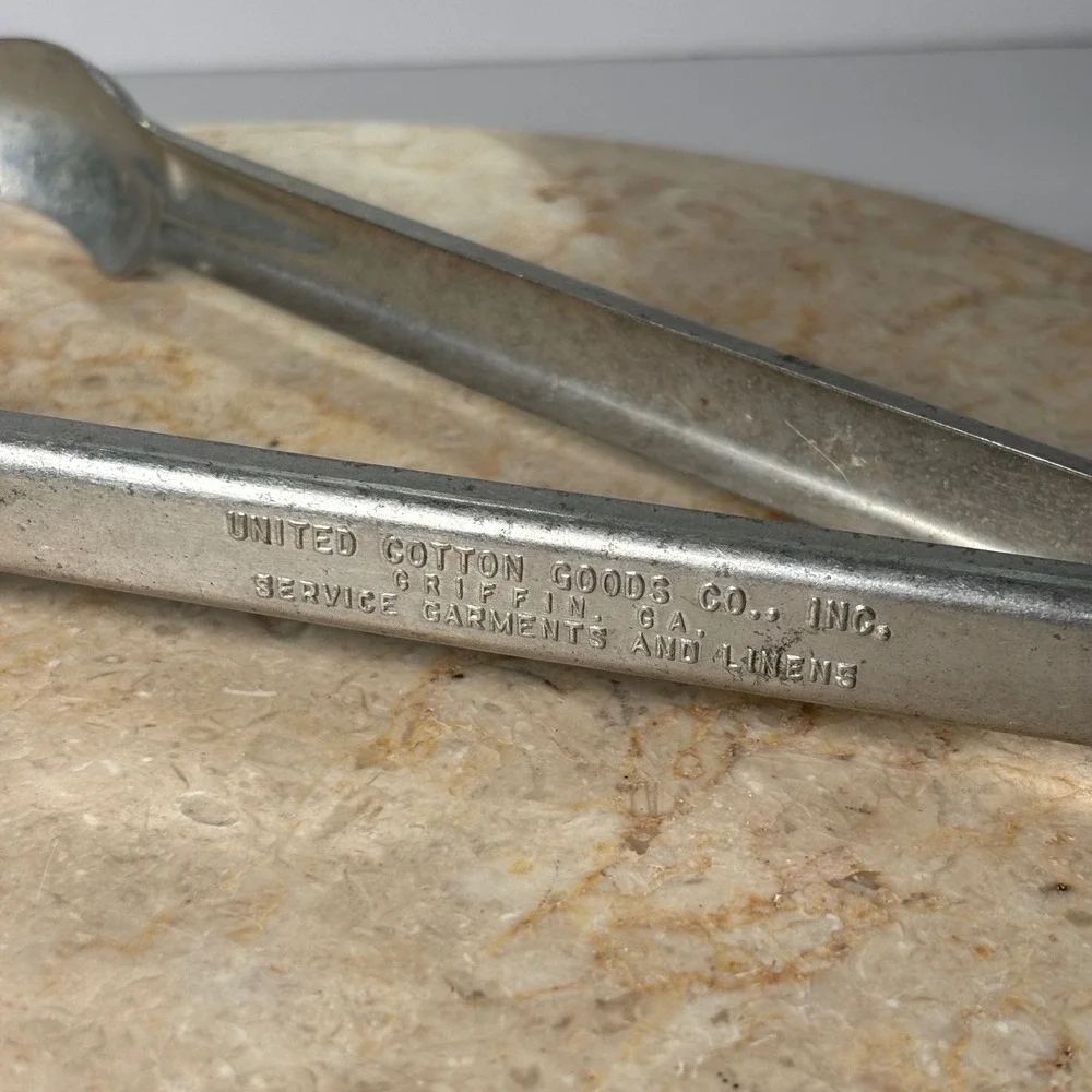 United Cotton Goods Co Inc Serving Tongs 9